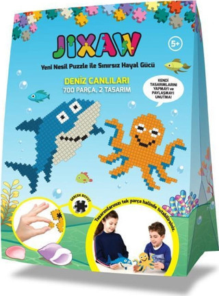 5 Yaş Deniz Canlıları Yeni Nesil Puzzle Jixaw