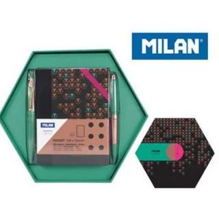 Milan Copper Altıgen Yeşil Hediye Set 1