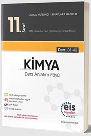 EIS - 11.Sınıf Ders Anlatım Föyleri Kimya - Eis Yayınları