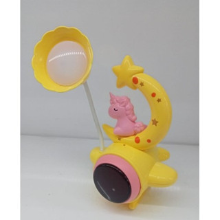 Büro Ev Ofis Hediyesi için Ayda Unicorn Desenli Çocuk Odası Gece Lambası