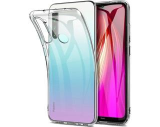 Logis Xiaomi Redmi Note 8 Pro Kılıf Tam Şeffaf Silikon Kılıf