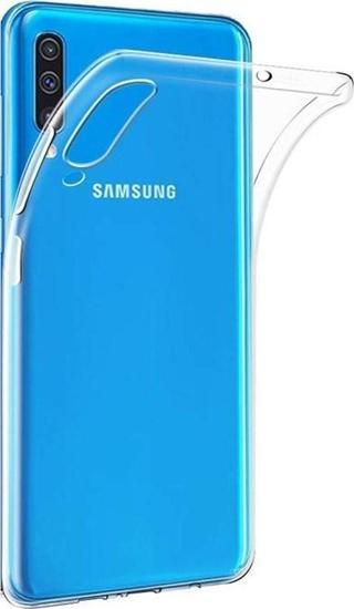 Samsung Galaxy A50 Kılıf Süper Silikon Arka Kapak Şeffaf Darbe Emici Özellikli