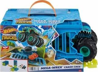 Mattel Hot Wheels Monster Trucks 1:24 Mega Wrex'in Çarpışma Kafesi HNC29