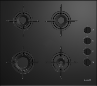 Arçelik OCD T 601-1 ES Gazlı Cam Tablalı Ocak Siyah