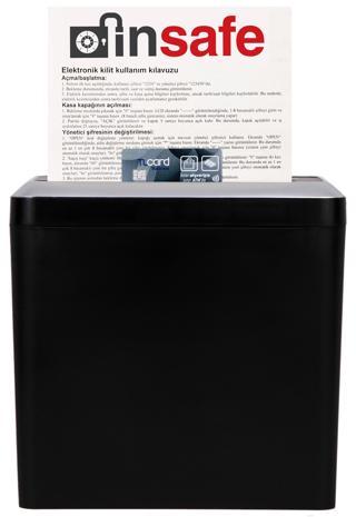 Baove PS510 Evrak İmha Makinesi ve Kağıt İmha, Kredi Kartı İmha Makinesi - Çapraz Kesim - 9 litre