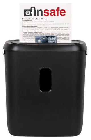 Baove PS920 Evrak İmha Makinesi - Kağıt İmha, Kredi Kartı İmha Makinesi - Çapraz Kesim - 21 litre