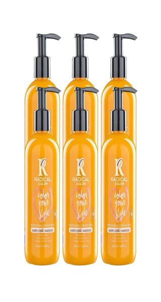 Radical Color NEW 25/Marigold Amonyaksız Su Bazlı Saç Boyası 250 ML 6 Adet Kadife Çiçeği