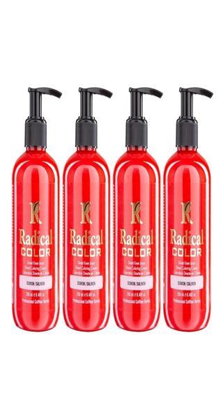 Radical Color NEW 25/Salmon Amonyaksız Su Bazlı Saç Boyası 250 ML 4 Adet Somon