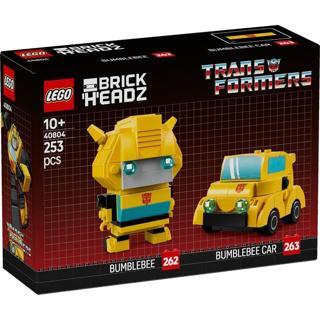 LEGO BrickHeadz 40804 Bumblebee Robot and Vehicle