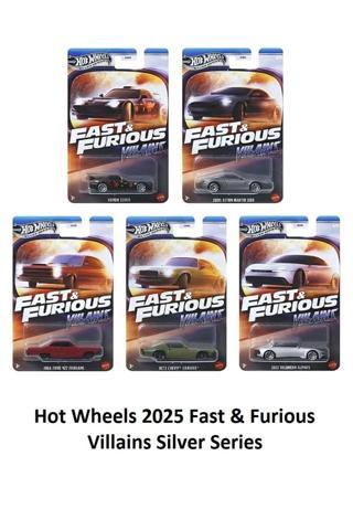 Hot Wheels Fast & Furious: Villains Silver Series (2025) 5'Li Set (Hnr88)