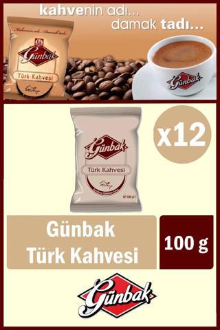 Günbak Türk Kahvesi 100 Gr X 12 Adet