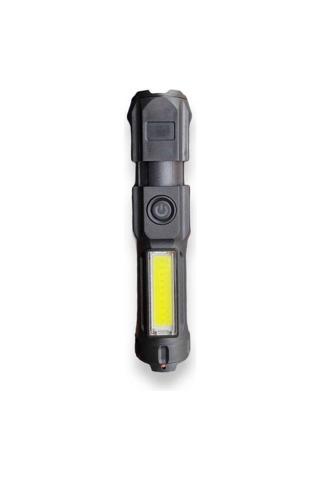 Kordak Teleskopik Usb Şarj Edilebilir Led El Feneri