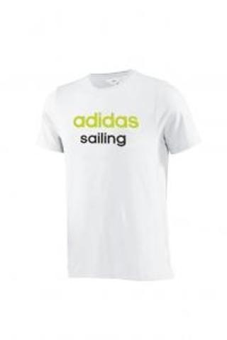 Adidas ASCU Logo Tişört Erkek Beyaz L Beden