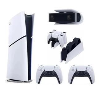 Playstation 5 Slim Dijital Edition + 2 Dualsense + Şarj Istasyonu + Ps5 Kamera Oyun Konsolu