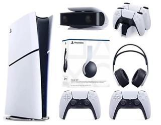 Playstation 5 Slim Dijital Edition + 2 Dualsense + Şarj Istasyonu + Ps5 Kamera + 3D Kulaklık