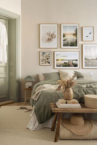 Artavessa 6 Parça Ahşap Çerçeve Görünümlü Mdf Tablo Seti