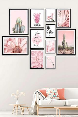 Artavessa 11 Parça Çerçeve Görünümlü Mdf Tablo Seti