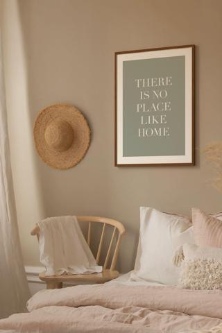 Artavessa Tek Parça Kahverengi Gerçek Ahşap Çerçeveli Tablo Seti - Model 25