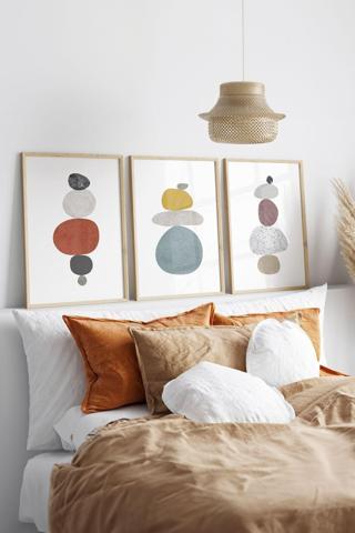 Artavessa 3 Parça Çerçeve Görünümlü Mdf Tablo Seti