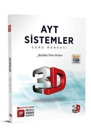 3D AYT Sistemler Soru Bankası - 3D Yayınları