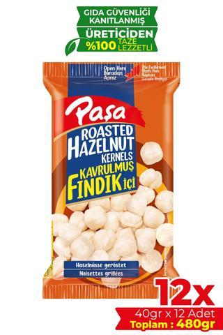 Kavrulmuş Fındık Içi 40 gr X 12 Adet (480 GR)
