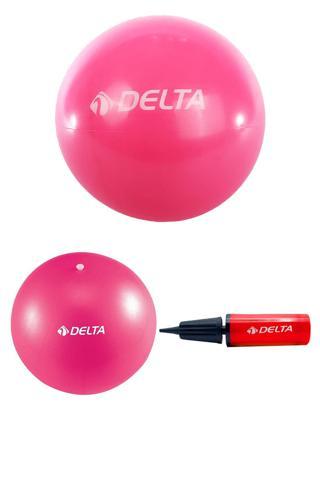 Delta 55 cm Pilates Topu 20 cm Mini Denge Topu Ve Pompası Seti