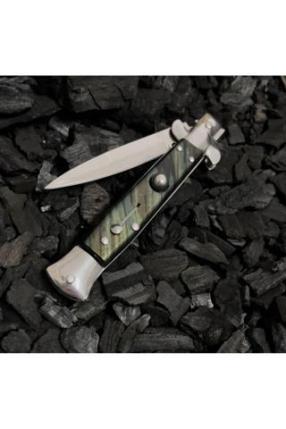 Hayvan Outdoor Paslanmaz Çelik Stainless İtalyan Stil Stiletto Çakı - 21 Cm