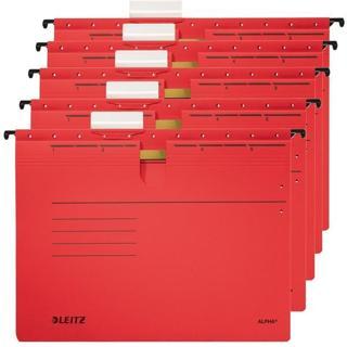 Leitz 6515 A4 Askılı Dosya Telsiz Kırmızı 25 Li 65150025 (25 Li Paket)