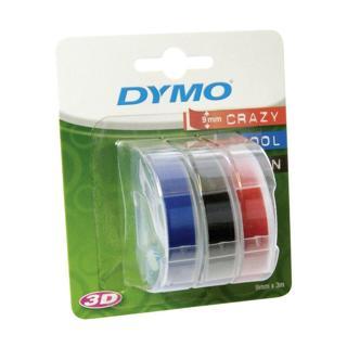Dymo Kabartma Şerit 9Mm X 3 Metre (3 Renk Karışık) K/S/M S0847750