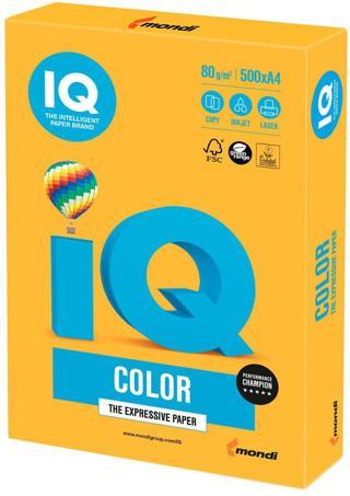 Mondi IQ Color Renkli Fotokopi Kağıdı A4 80 Gram Fosforlu Turuncu NE1350-NEOOR (500 Lü Paket)