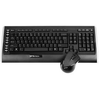 A4 Tech Q TR Multimedia Kablosuz Klavye Mouse Seti Siyah 9300F 