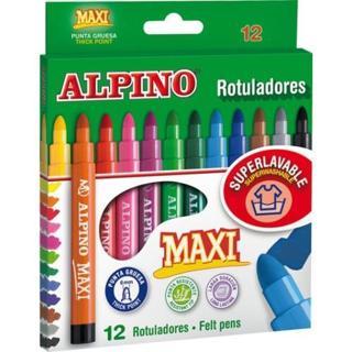 Alpino Maxi 12 Renk Keçeli Kalem AR-06