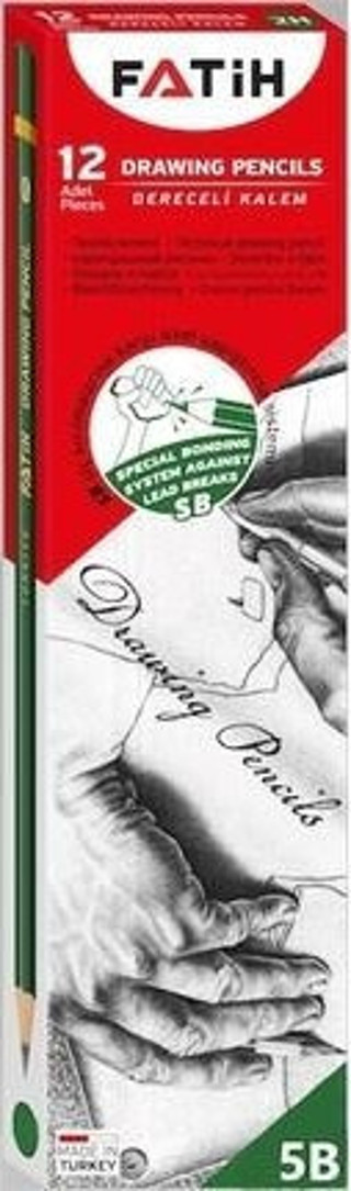 Fatih Dereceli Kurşun Kalem 5B 12 Li Fa15010Kl5B (1 Paket 12 Adet)