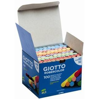 Giotto Robercolor Renkli Tebeşir 100 Lü S539000 (1 Paket 100 Adet)