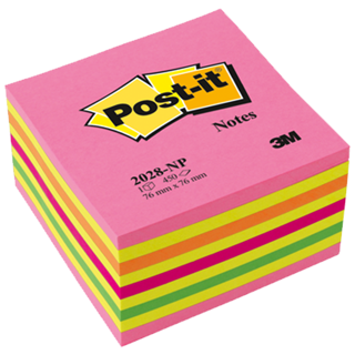 Post-İt 2028-Np Yapışkanlı Not Kağıdı Pembe 76X76 Mm 
