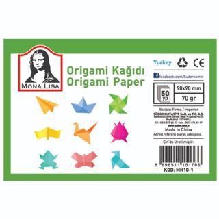 Südor Monalisa Origami Kağıdı 90X90Mm 70Gram 50 Yaprak MN10-1 (4 Paket)