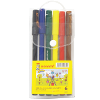Monami Fırça Uç Keçeli Kalem 6 Renk