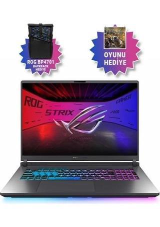 Asus Rog Strix G18 G815LW-S9129 Ultra 9 275HX Aı 80GB GB 4tb SSD 16GB/RTX5080 Gddr7 175W 18" 2.5k Wqxga 240Hz 3ms 500NITS Freedos Gaming Laptop WS9129F47+ZETTAÇANTA