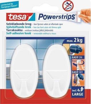 Tesa 58013 Ps Hooks S Oval White İz Bırakmadan Sökülebilir Askı