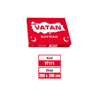 Vatan Türk Bayrağı 200X300 Cm Vt-111