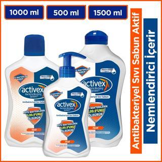 Activex Sıvı Sabun Aktif 1,5 LT + 1 LT + 500 Ml