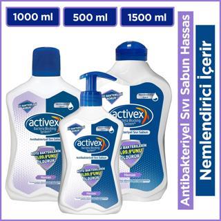 Activex Sıvı Sabun Hassas 1,5 LT + 1 LT + 500 Ml