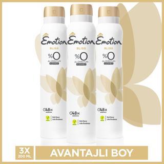 Emotion Bliss Kadın Deodorant 3x200 Ml