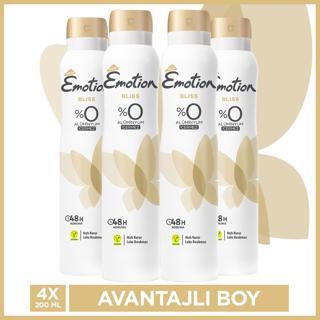 Emotion Bliss Kadın Deodorant 4x200 Ml