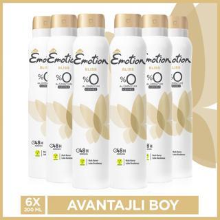 Emotion Bliss Kadın Deodorant 6x200 Ml