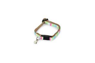 Beeztees Yavru Kedi Boyun Tasması, Zilli, Yeşil, 16-32cm