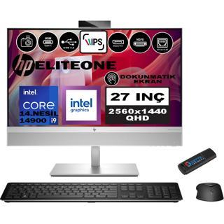 Hp Eliteone 870 G9 14.nesil Intel® Core I9 14900 16GB Ddr5 256GB SSD Qhd 27" IPS Dokunmatik WINDOWS11PRO All In One Bilgisayar 7B1F3EAW01+ZETTAUSBBELLEK