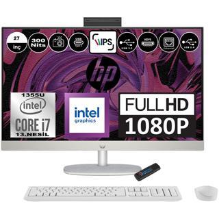 Hp 27-CR0004NT Intel Core I7 1355U 32GB 512GB SSD Windows 11 Home Intel Iris Xe Graphics 27 Inç IPS Fullhd All In One Bilgisayar 898B4EAH09+ Zetta Flash Bellek