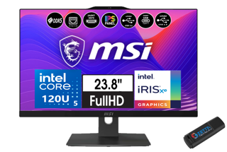 Msı Modern AM242P Intel Core 5 120U 96GB Ddr5 512GB SSD Fhd 23.8" IPS Freedos All In One Bilgisayar W1M-1223EU22+ZETTAUSBBELLEK