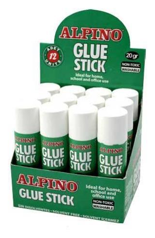 Alpino Gs-020 Stick Yapıştırıcı Solventsiz 20 Gram (12 Li Paket)